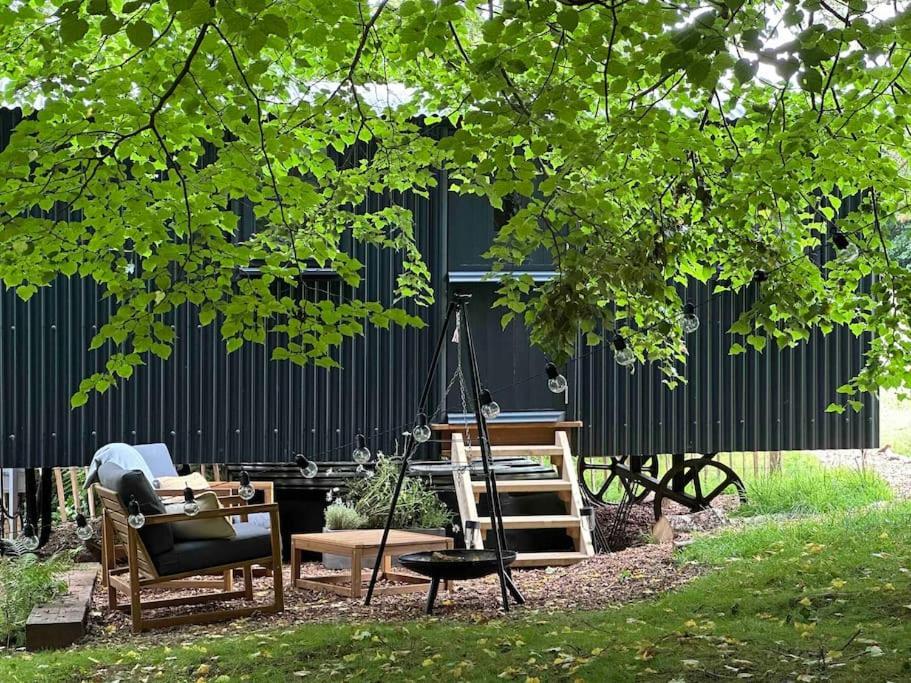 Cornwall Woodland Shepherd'S Hut Deirdres Hut โบดมิน ภายนอก รูปภาพ